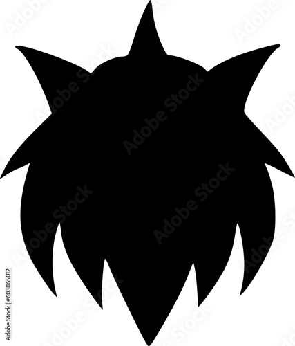 black evil head icon