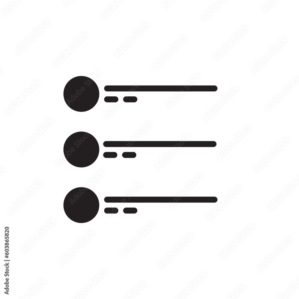 Arrange Bullet Circle Icon