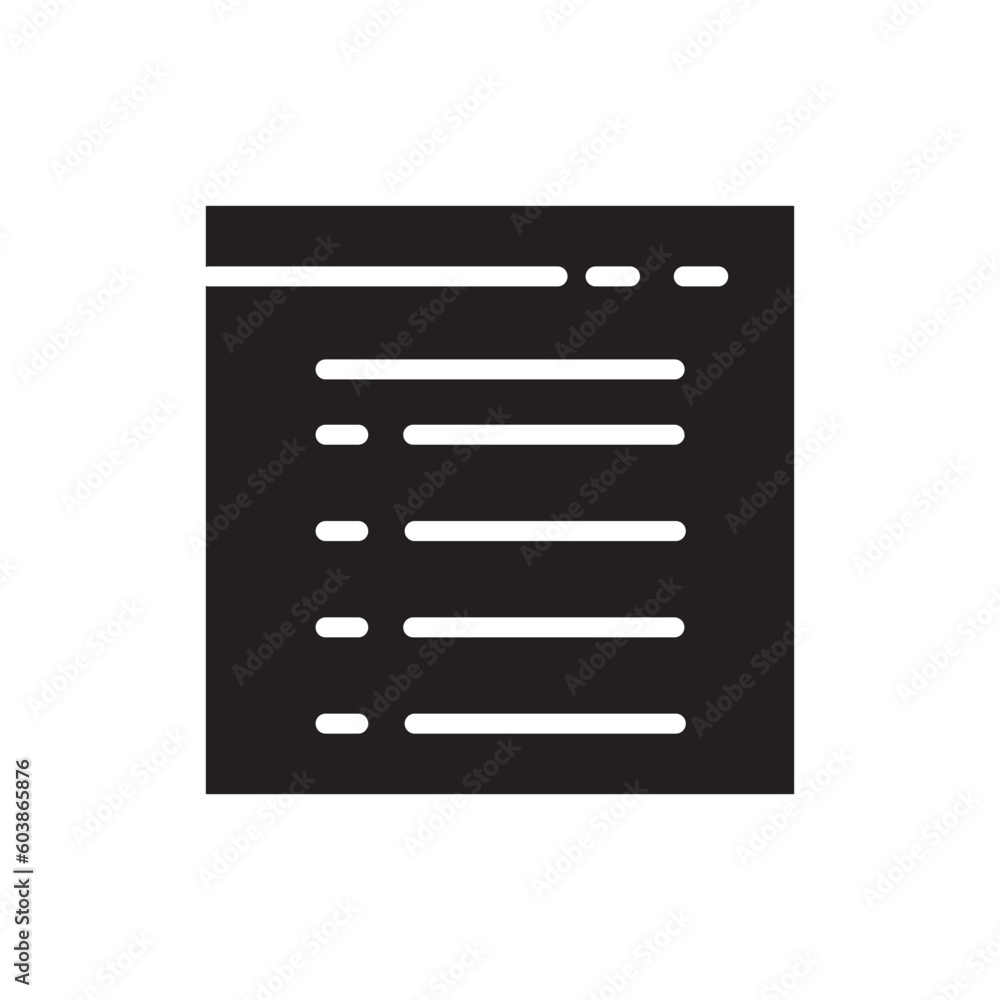 Format List Text Icon