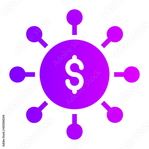 division gradient icon