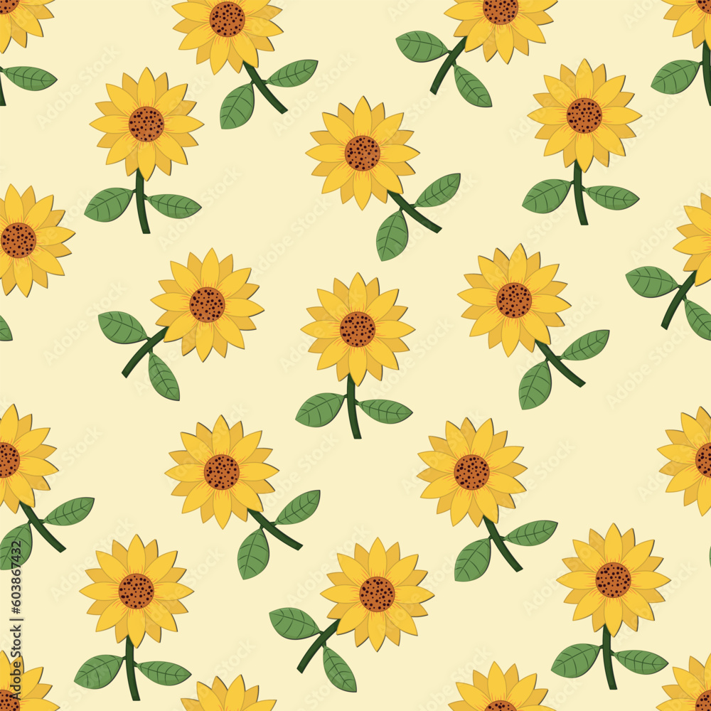 Sunflower pattern