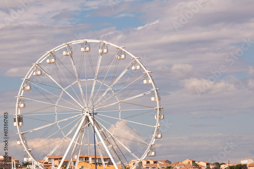 carousel against the blue sky © Iryna