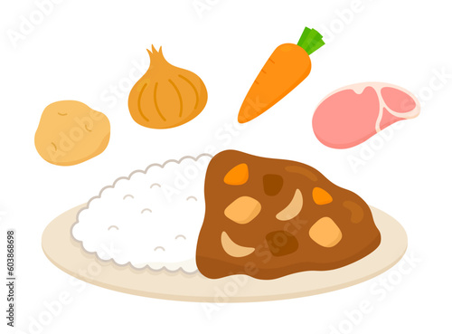 カレーライス　具材