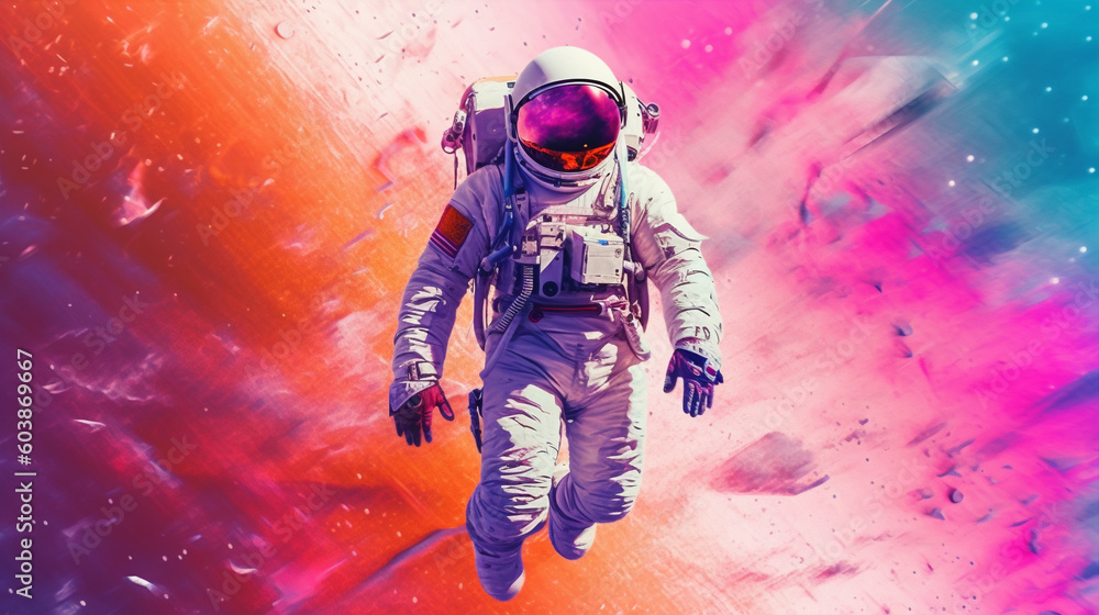 Psychedelic Astral Soar: A Vibrant Journey of Saluting Space Exploration Psychedelic Astral Soar: A Vibrant Journey of Saluting Space Exploration