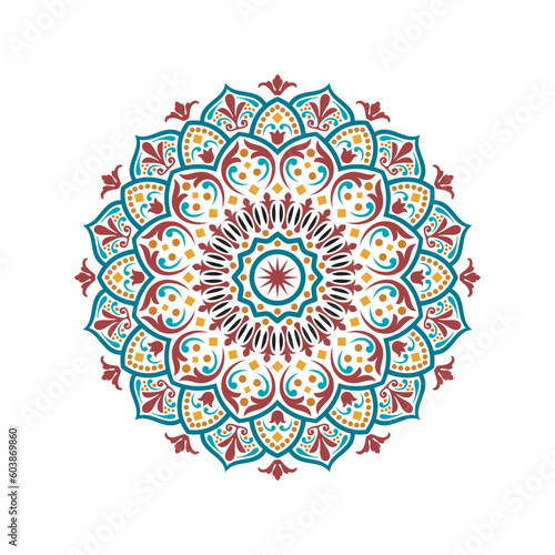 Colorful mandala ethnic native vector design
