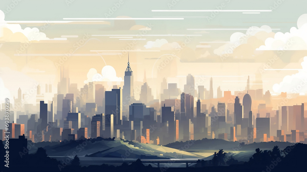 Big city landscape (Created by AI)
