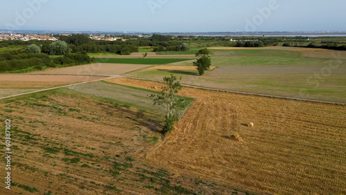 Aerial View of rural landscape