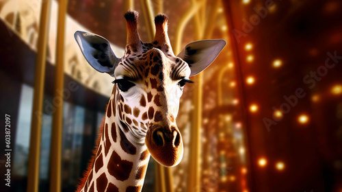 Giraffe Face © M.A.Stocklen