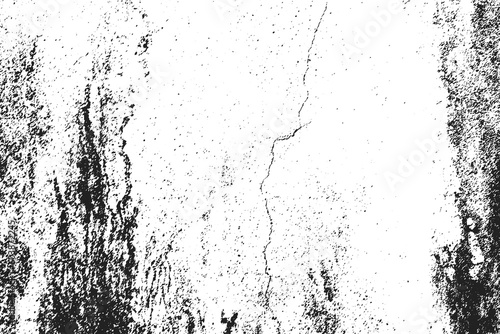 Distress Overlay Texture Grunge background of black and white. Dirty distressed grain monochrome pattern of the old worn surface design.