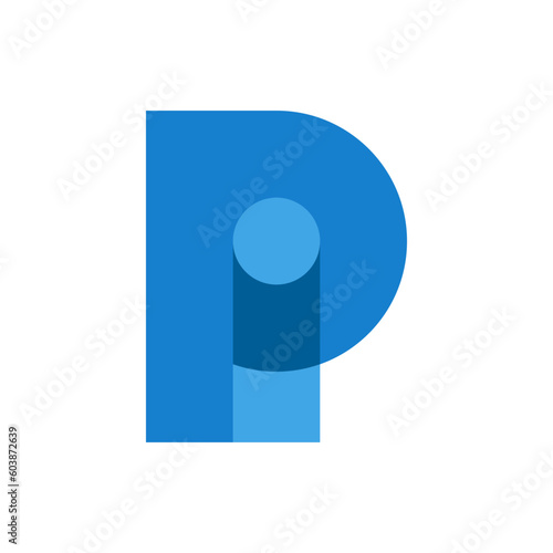 P i letter logo