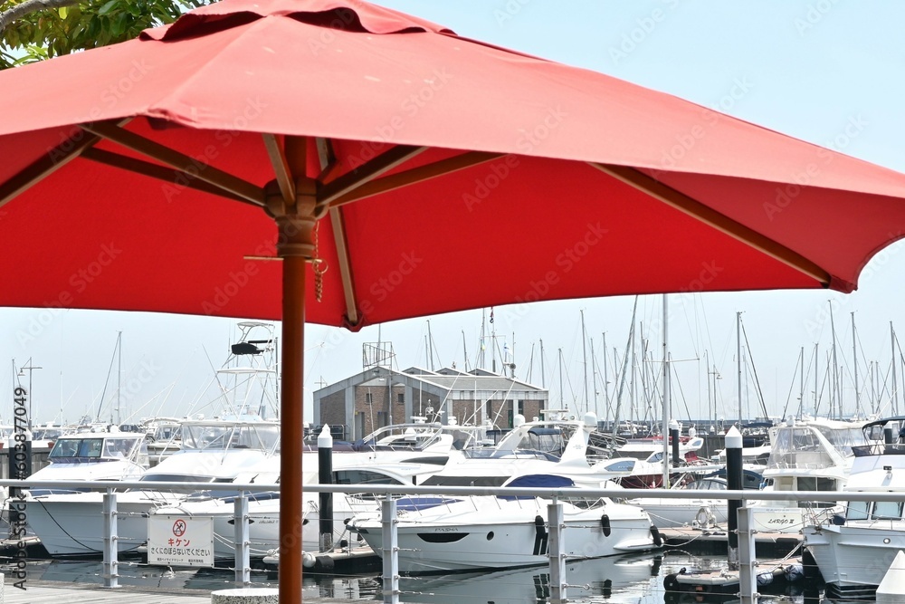Fototapeta premium umbrellas on the beach
