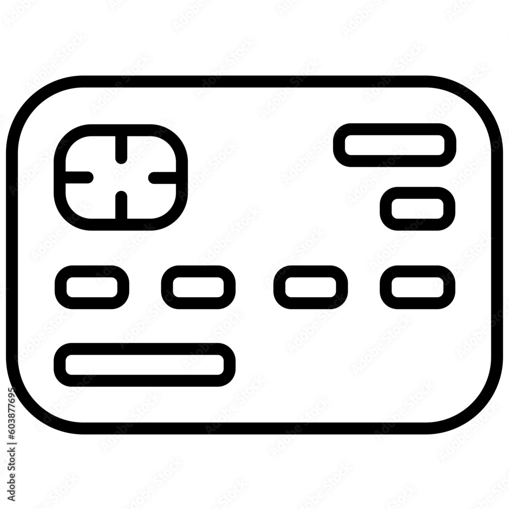 credit card outline icon credit card outline icon