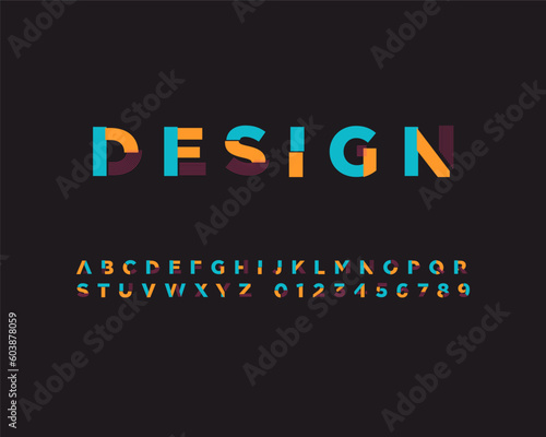 Contemporary Edgy Designer Font Set