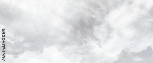 Grey sky. Nature background. Black clouds hanging in the sky