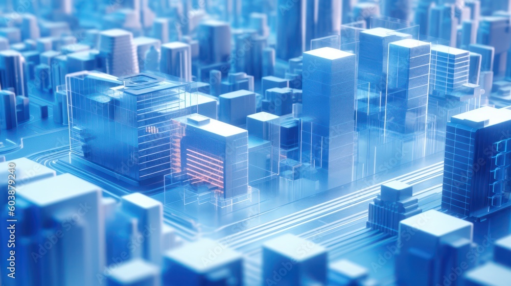 Abstract architectural background. Isometric buildings, buildings and infrastructure of the future city. Abstract architectural background. Isometric buildings, buildings and infrastructure of the future city.