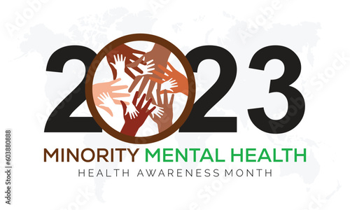 Slika na platnu Minority mental health awareness month
