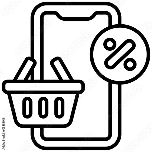 mobile phone outline icon