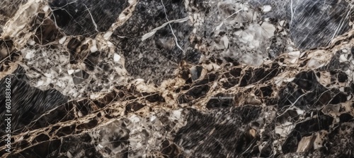 Rough marble nature stone surface background. Generative AI technology.
