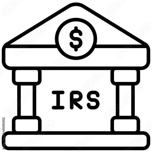 irs building outline icon