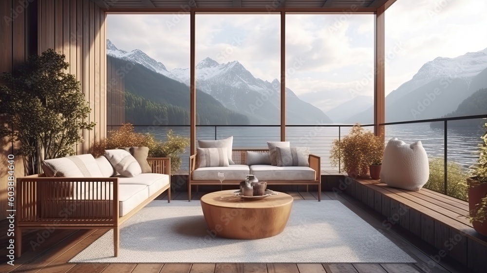modern and comfortable home outdoor relaxation area or restaurant seating area with terrace modern and comfortable home outdoor relaxation area or restaurant seating area with terrace