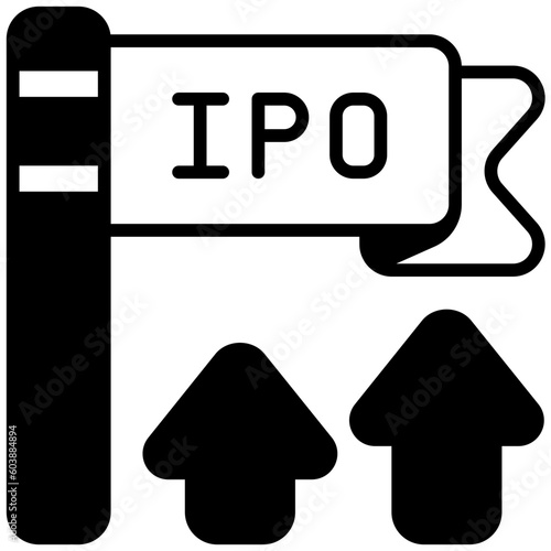 ipo solid line icon