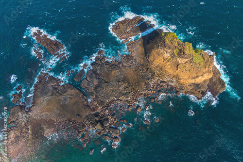 Papuma island in the sea