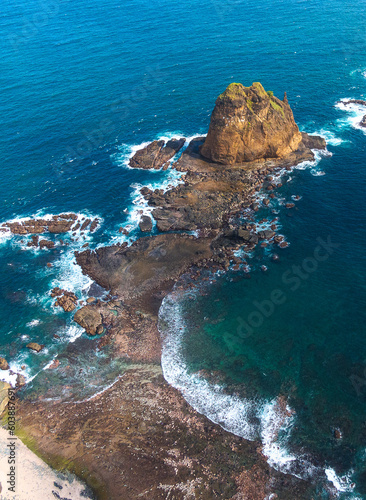 Papuma island in the sea