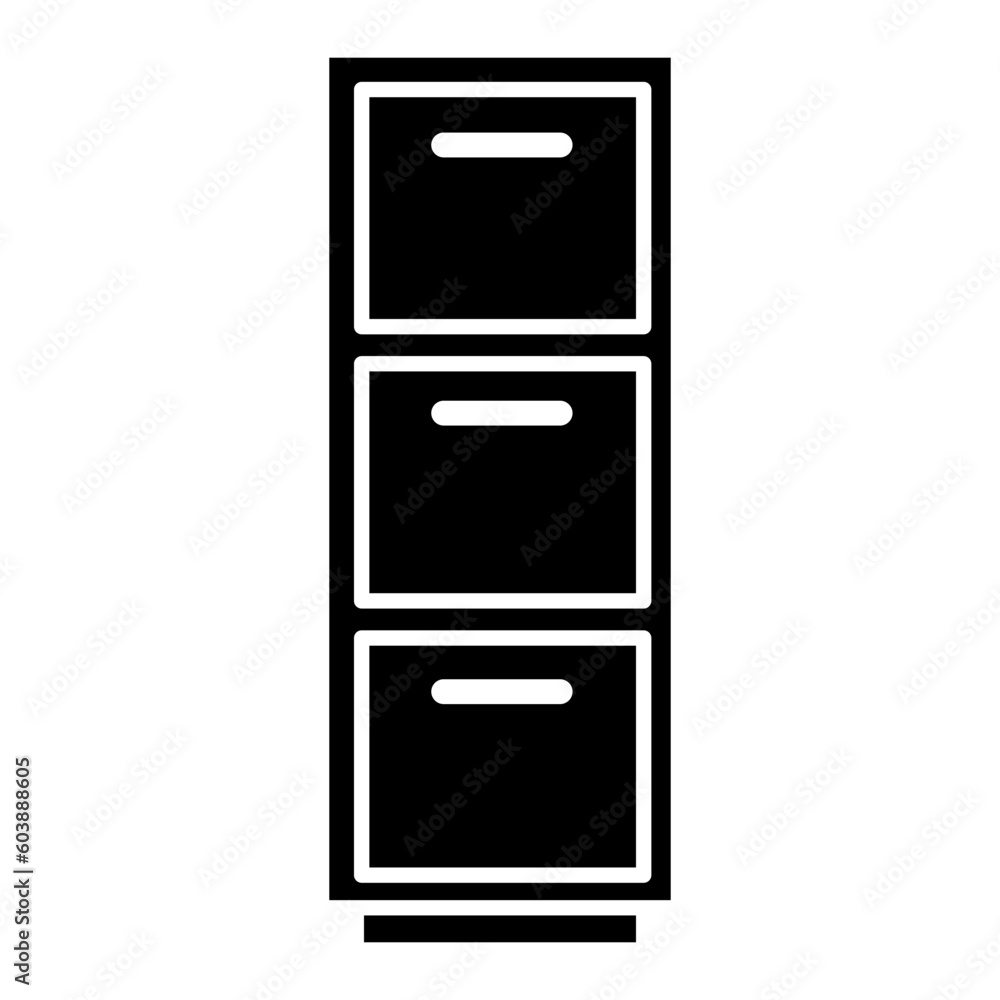 Cabinet icon vector on trendy design Cabinet icon vector on trendy design