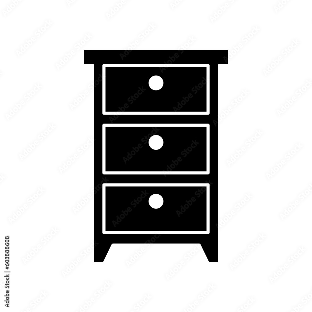 Cabinet icon vector on trendy design Cabinet icon vector on trendy design
