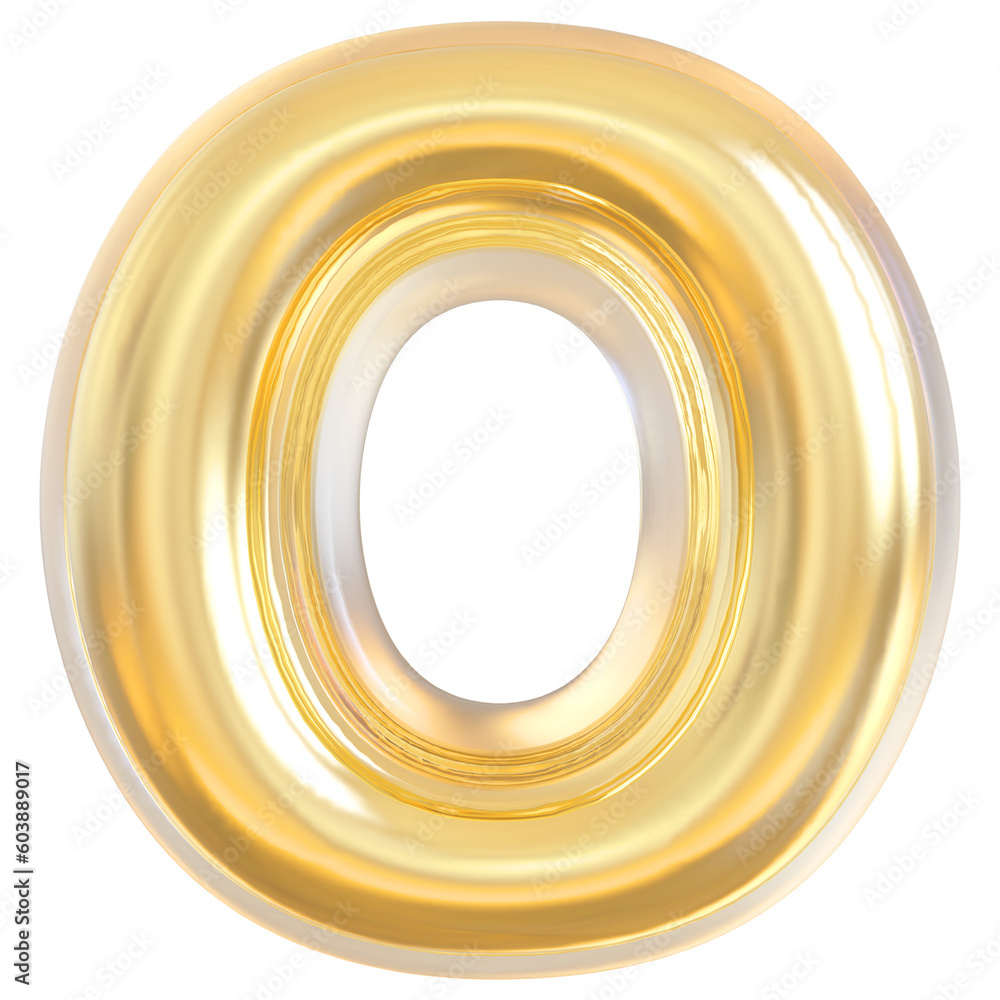 Alphabet Letter O Gold Modern 3d font Alphabet Letter O Gold Modern 3d font