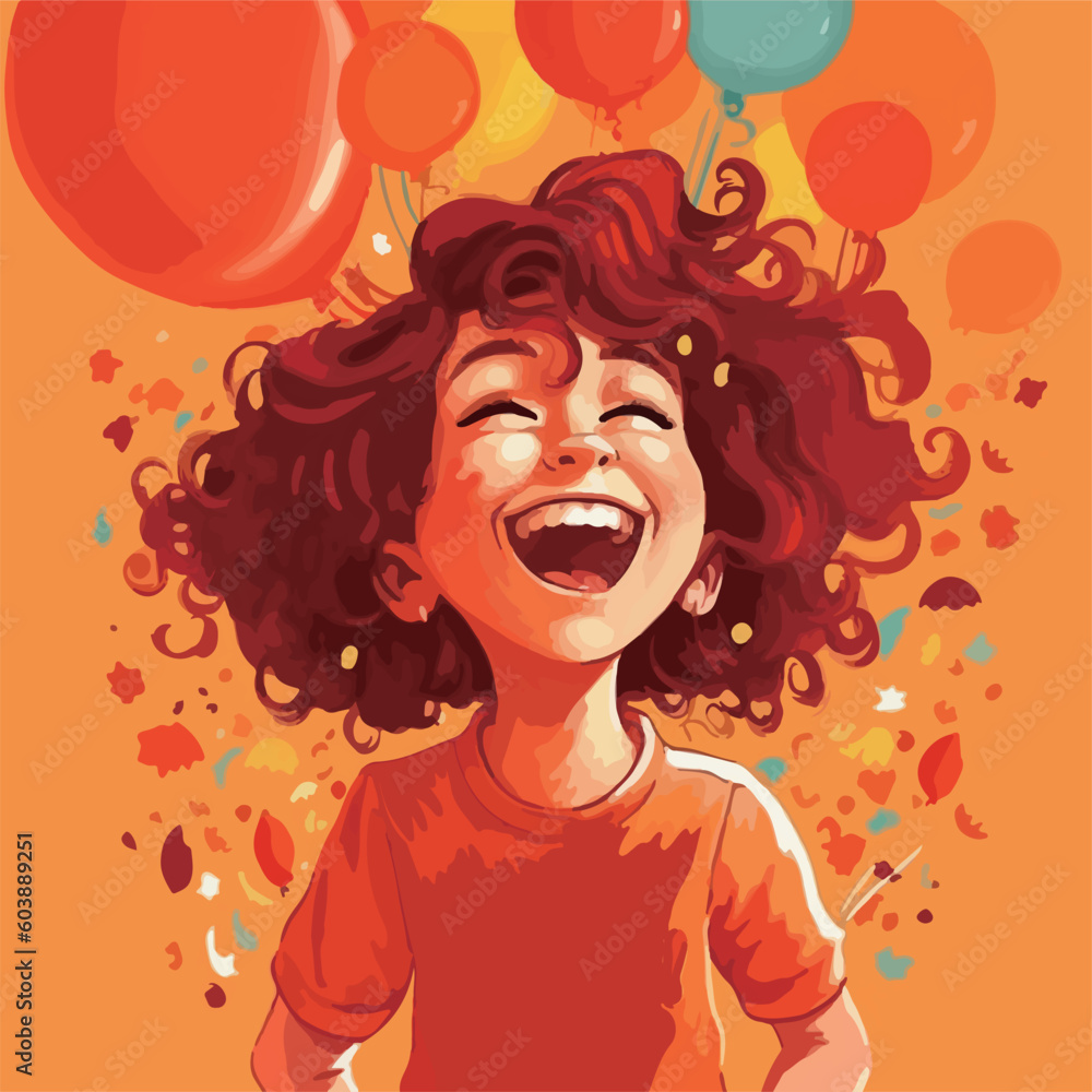 Happy children's day background, vector illustration