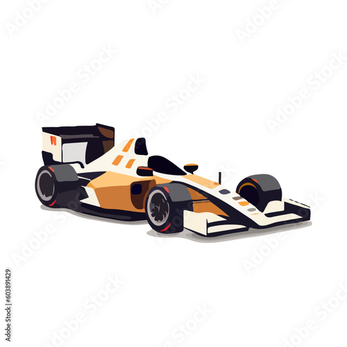 car racing f1 racer vector