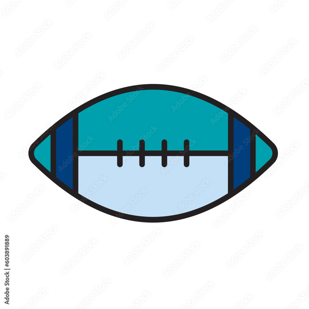 Filled Line FOOTBALL design vector icon design vector line icon svg Filled Line FOOTBALL design vector icon design vector line icon svg