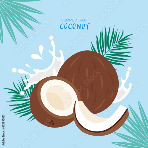 Summer fruit coconut