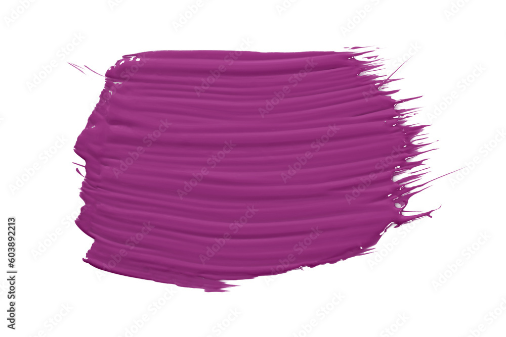 Shiny dark purpley brush watercolor painting isolated on transparent background. watercolor png