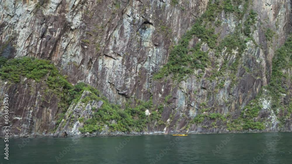Milford Sound fiord on New Zealand's South Island within Fiordland National Park Milford Sound fiord on New Zealand's South Island within Fiordland National Park