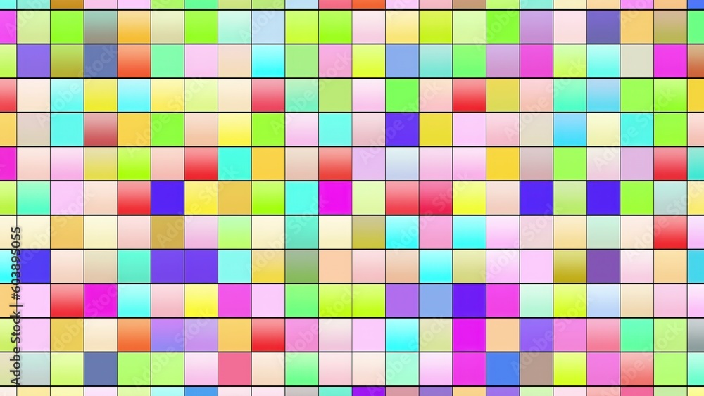 Beautiful illustration of colorful checkerboard pattern Beautiful illustration of colorful checkerboard pattern