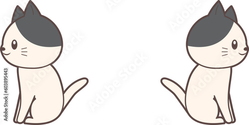 機嫌のいいねこ横向き