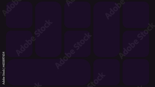 Abstract dark purple square block background