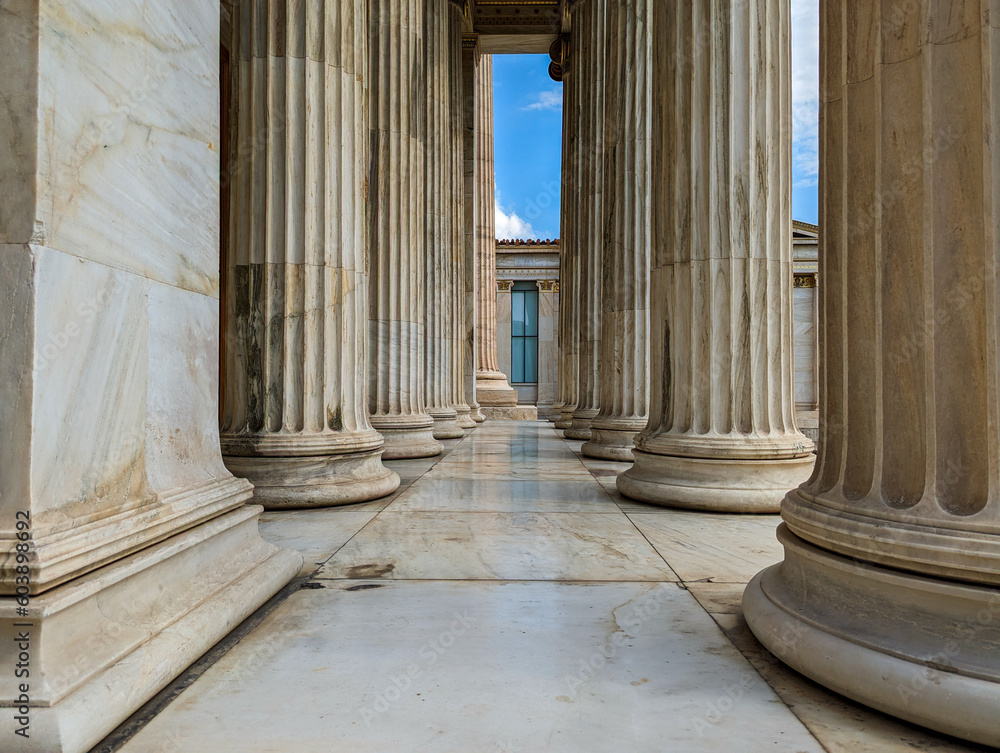 Greece columns in Athens Greece columns in Athens