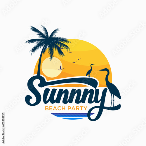 Summer Beach Logo