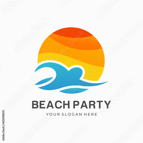 Summer Beach Logo