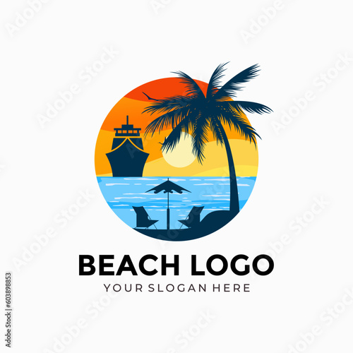 Summer Beach Logo