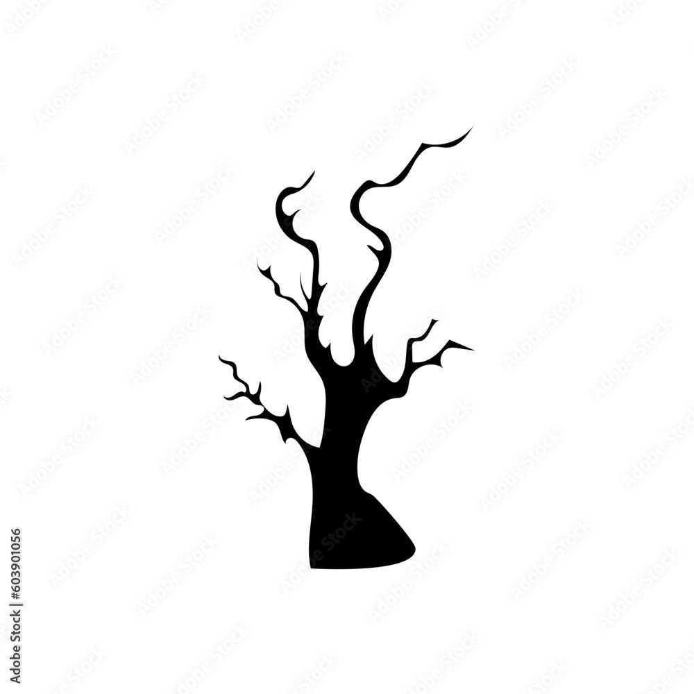 Haunted house with haunted trees Halloween vector illustration. Haunted house with haunted trees Halloween vector illustration.