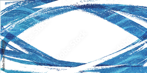 夏　和柄　青　背景