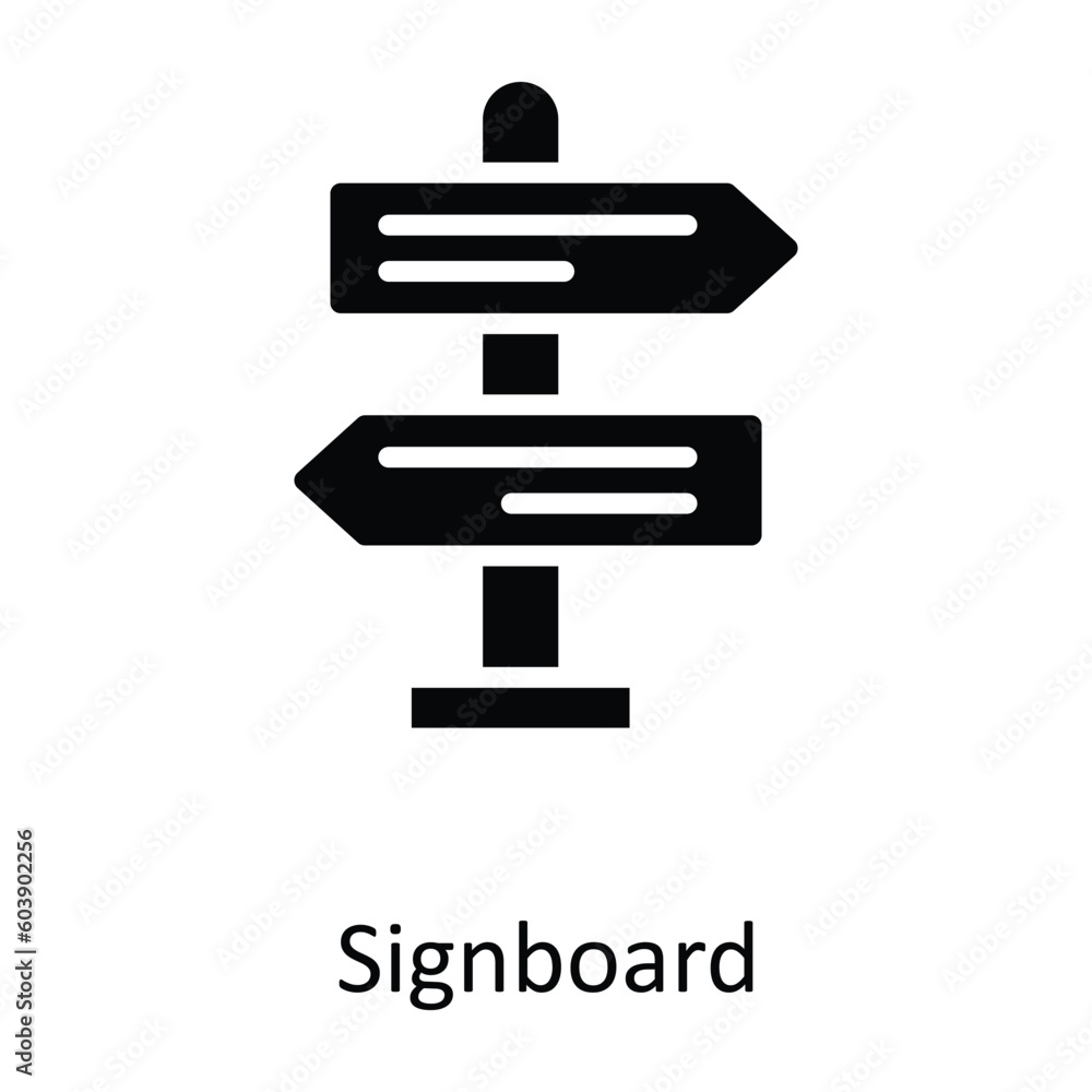 Signboard vector Solid Icon Design illustration. Agriculture Symbol on White background EPS 10 File Signboard vector Solid Icon Design illustration. Agriculture Symbol on White background EPS 10 File