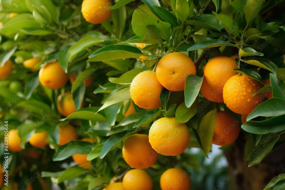Orange garden, created with generative AI tools. Orange garden, created with generative AI tools.
