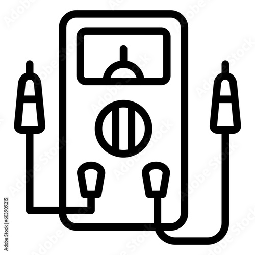 Vector Design Multimeter Icon Style