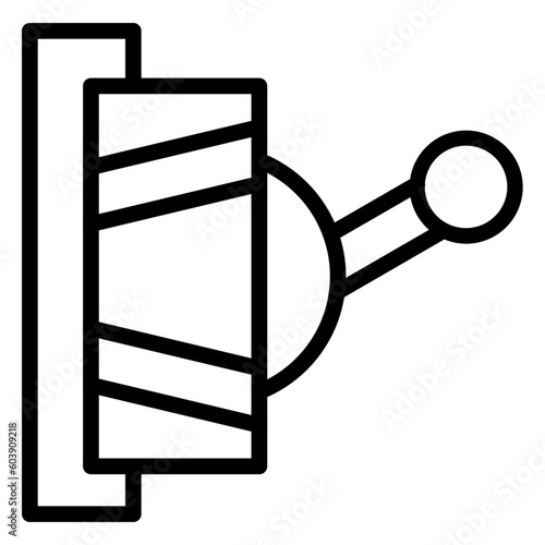 Vector Design Disconnect Switch Icon Style