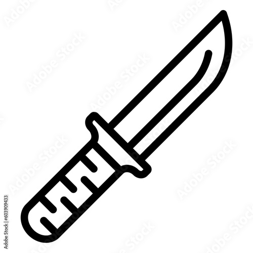 Vector Design Knife Icon Style